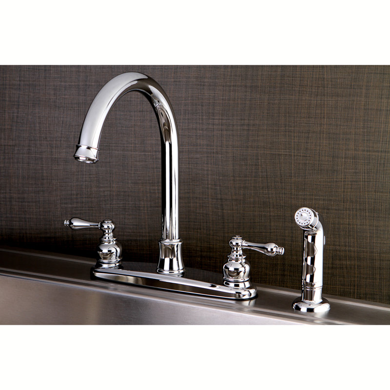 Robinet de cuisine Kingston, Chrome poli