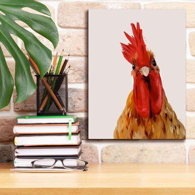 «Chicken or The Egg» par Green Lili, estampe numérique sur toile
