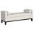 Upholstered Accent Bench with Armrests Vanilla-120704535