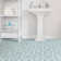 Radiance 30.48 x 30.48 cm Vinyl Tile in Green/White 10 Per Pack