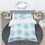 Ensemble de housse de couette circulaire Mid-Century-40701998