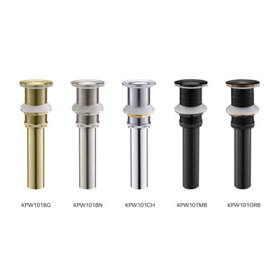 Bathroom Vessel Sink Pop Up Drain Stopper, Without Overflow