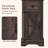 Mitchel 68" H Freestanding Bathroom Cabinet with Adjustable Shelves-829541046