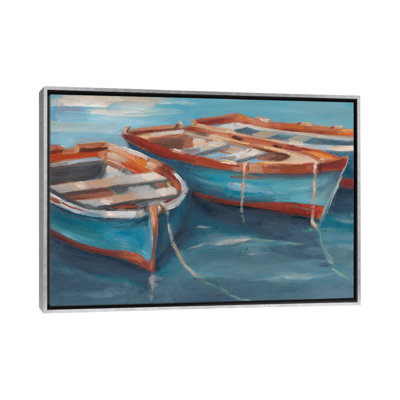 " Tethered Row Boats II " by Ethan Harper