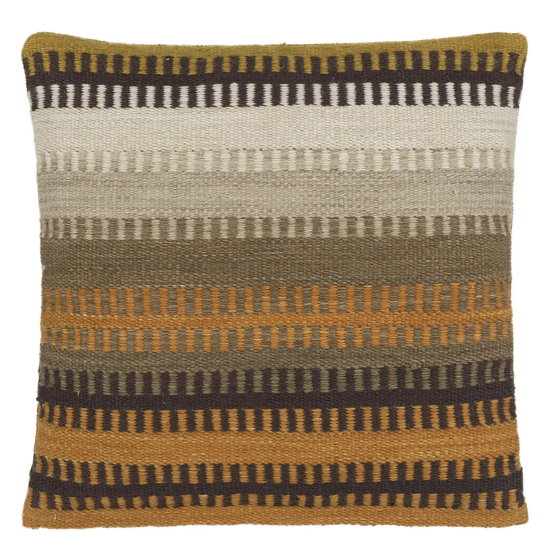 Muturi Outdoor Decorative Pillow, Natural Striped