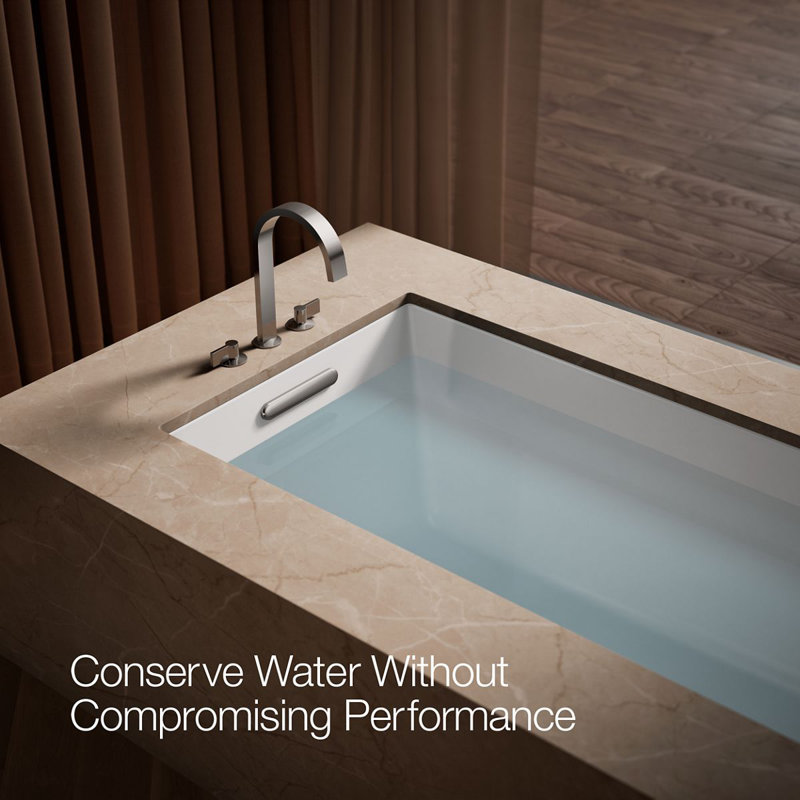 Components Deck-Mount Bath Spout with Ribbon Design, Vibrant Titanium