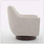 Fauteuil demi-tonneau pivotant de 30,90 po Mercersville-77118874