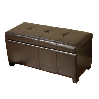 Santoro Faux Leather Upholstered Storage Bench