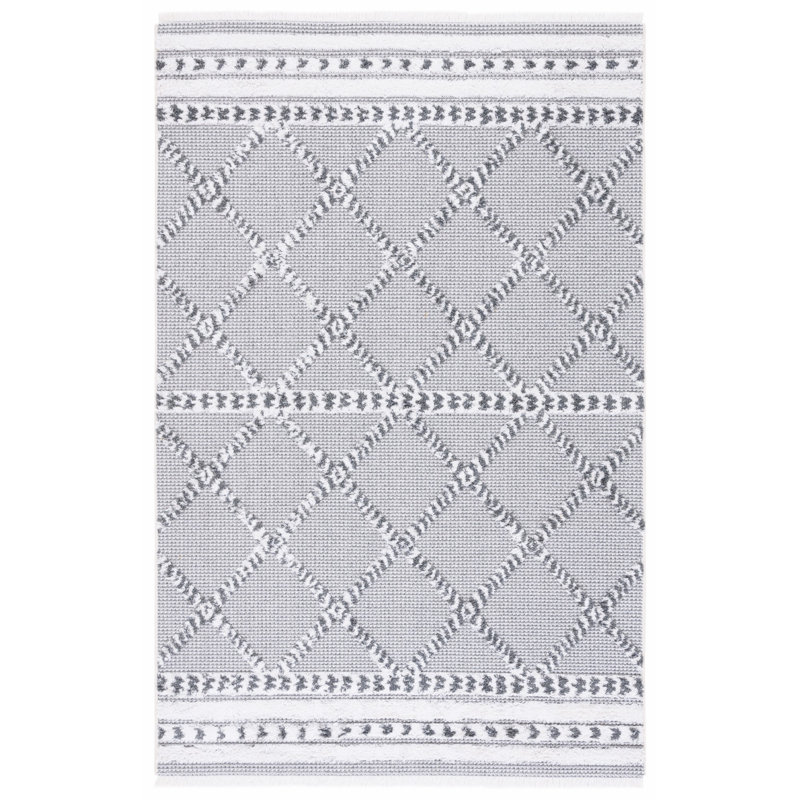 Tapis gris / ivoire Augustine 714, Rectangle 8 pi x 10 pi