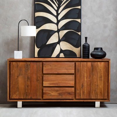 Grooms 170cm Solid Wood Sideboard