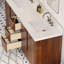 Sequoia 72 In. Double Sink Whitebrook Quartz Countertop Bath Vanity in Mango Wood-1912993323