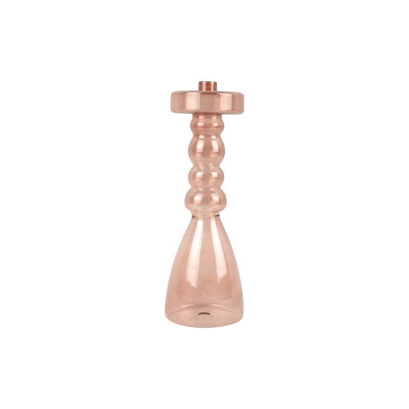 Glass Tabletop Candelabra