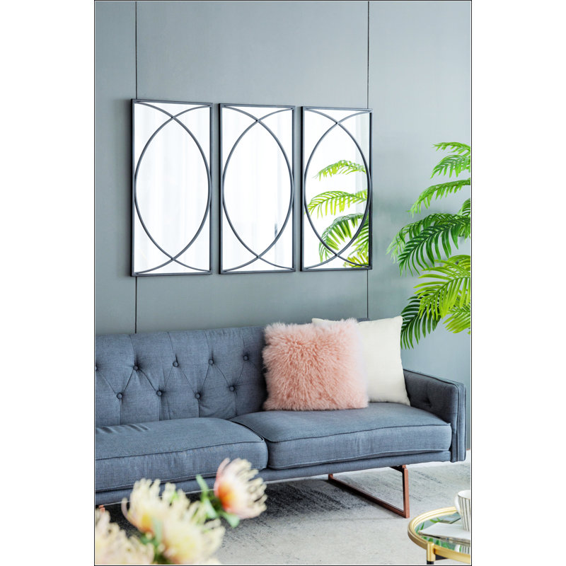 Miroirs muraux rectangulaires élégants pour une décoration et une conception polyvalentes