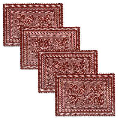 Krebs Polyester Floral Rectangle Placemat