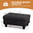Faux Leather Ottoman-70231554