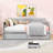 Twin Wooden Two Drawers Daybed with Slats-1769520812