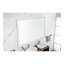 Miroir de salle de bain à DEL avec façade et rétroéclairage, miroir de meuble-lavabo mural avec cadre en aluminium, antibuée, mémoire, 3 couleurs, gradation continue-112697244-125119607