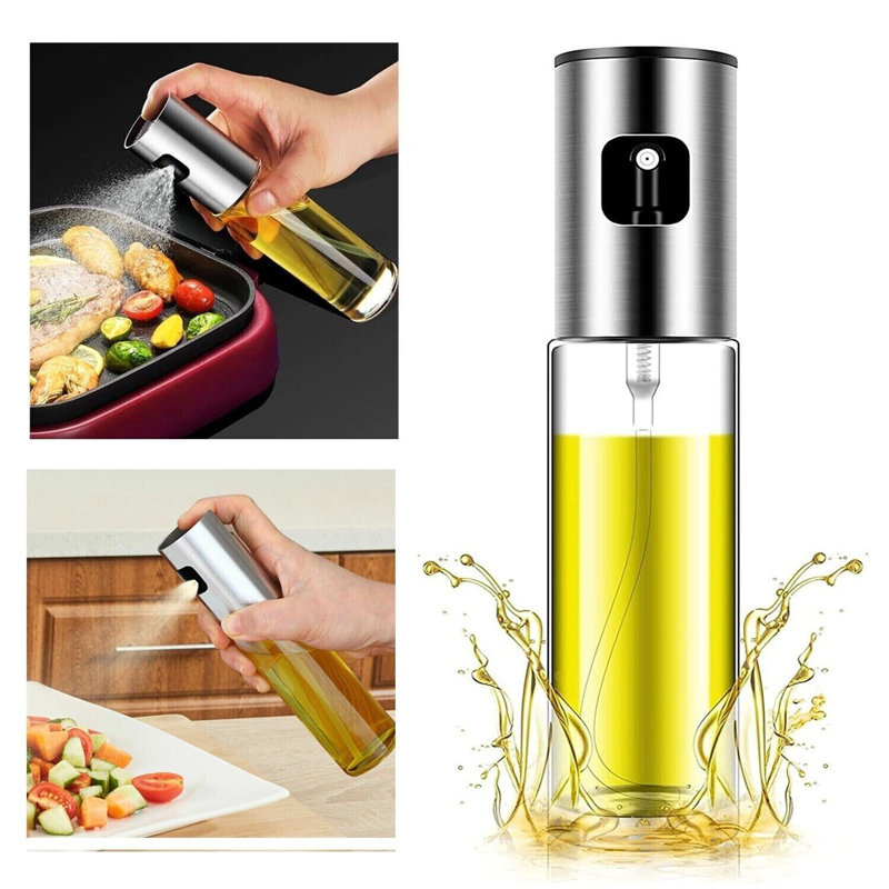 3.38oz. Glass Single Oil / Vinegar Cruet