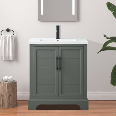  30" Single Bathroom Vanity Set