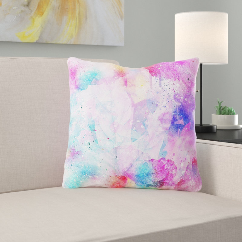 Petrey Square Pillow Cover & Insert, Microsuede, Indoor