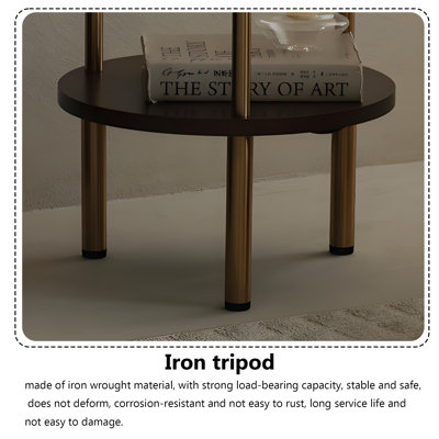 Lampe sur pied vintage 64,96 "avec tablettes de rangement, éclairage ambiant tout-en-un pour le salon, le côté canapé et la chambre à coucher