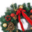 Faux Pre-Lit Artificial Christmas Door Wreath Holly Garland Decor 20 LED