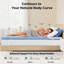 Surmatelas en mousse viscoélastique rafraîchissante Kundra-688817766