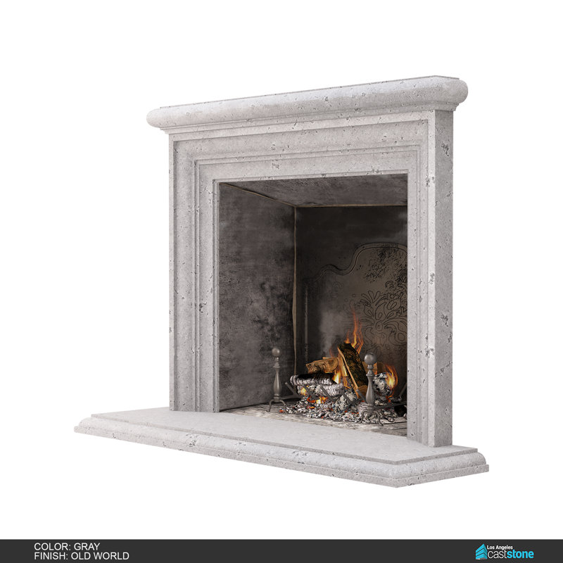 Sonoma Fireplace Surround, Old World Gray