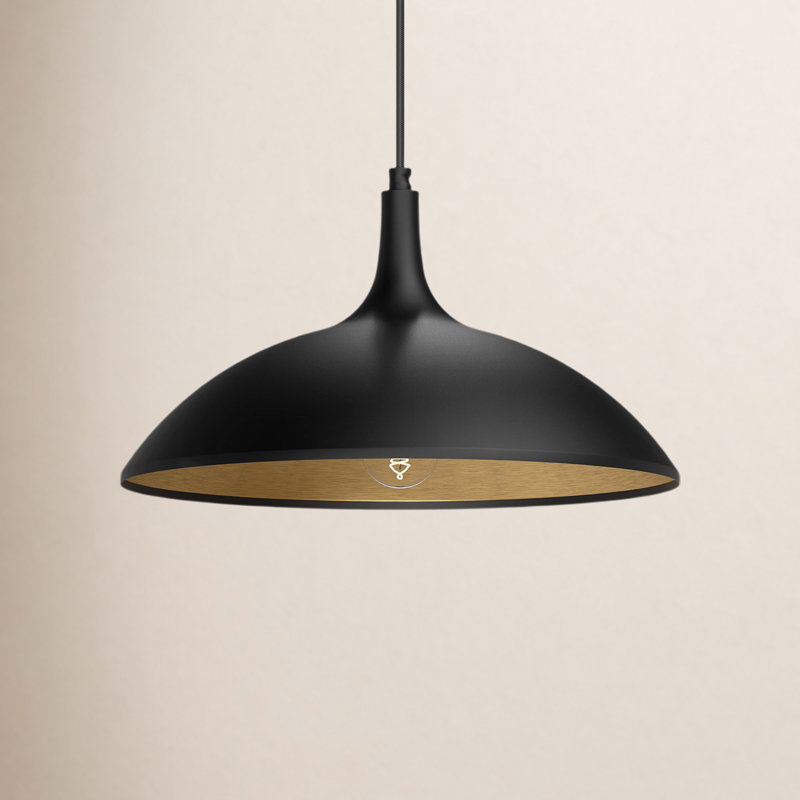 Tabitha 1 - Light Single Pendant, Matte Black