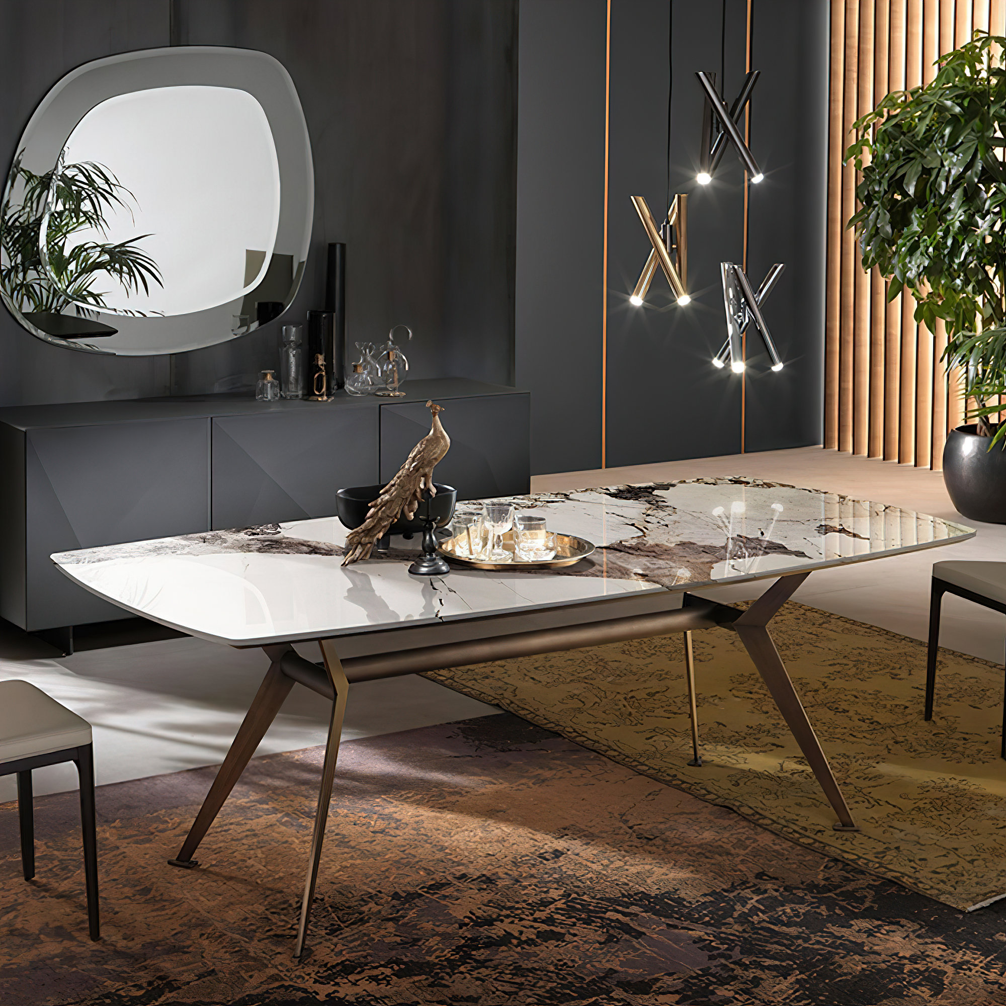 Modern table Living - Riflessi