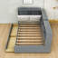 Lit plateforme simple en bois avec tablettes et tiroirs Johnnel-1874657393