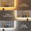 Wall-Mounted Bathroom Mirror with Lights, Fog-free, Inside Bluetooth Speaker-221337256