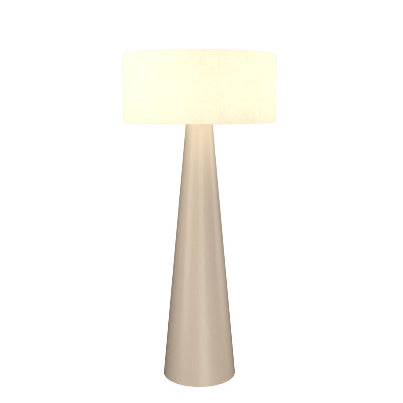 Cônica 62.4'' Novelty Floor Lamp, Organic Cappuccino