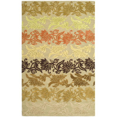 Soho Hand Tufted Wool Pile Floral Rug