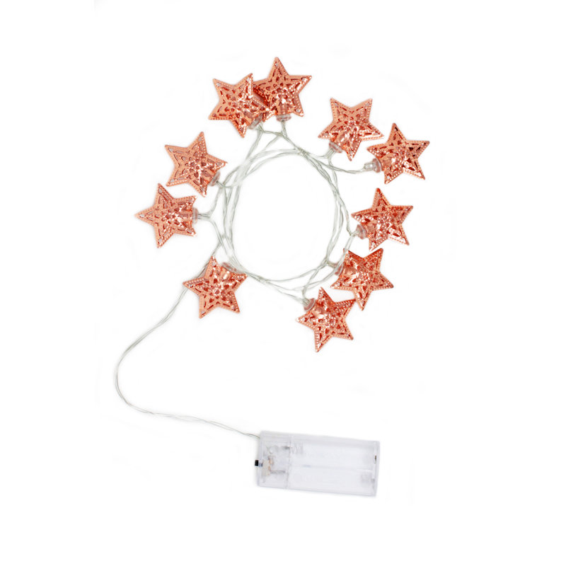 Guirlande lumineuse, Étoiles cuivre
