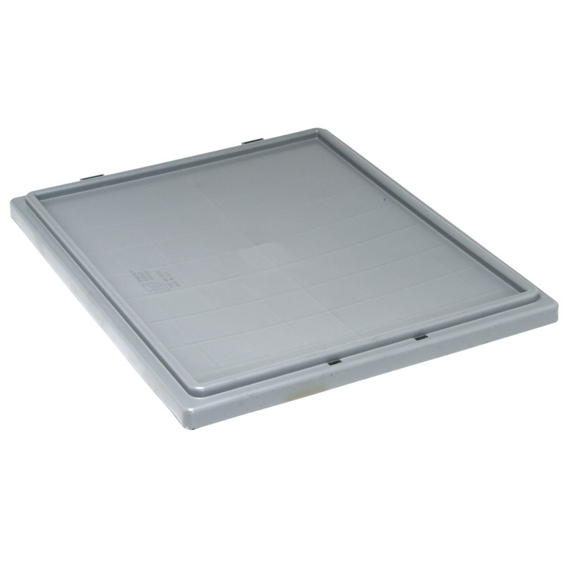 Couvercle de boîte fourre-tout, pour utilisation avec SNT200, boîte de 6, H 4 po x l 19,5 po x P 23,5 po, Clair, 3
