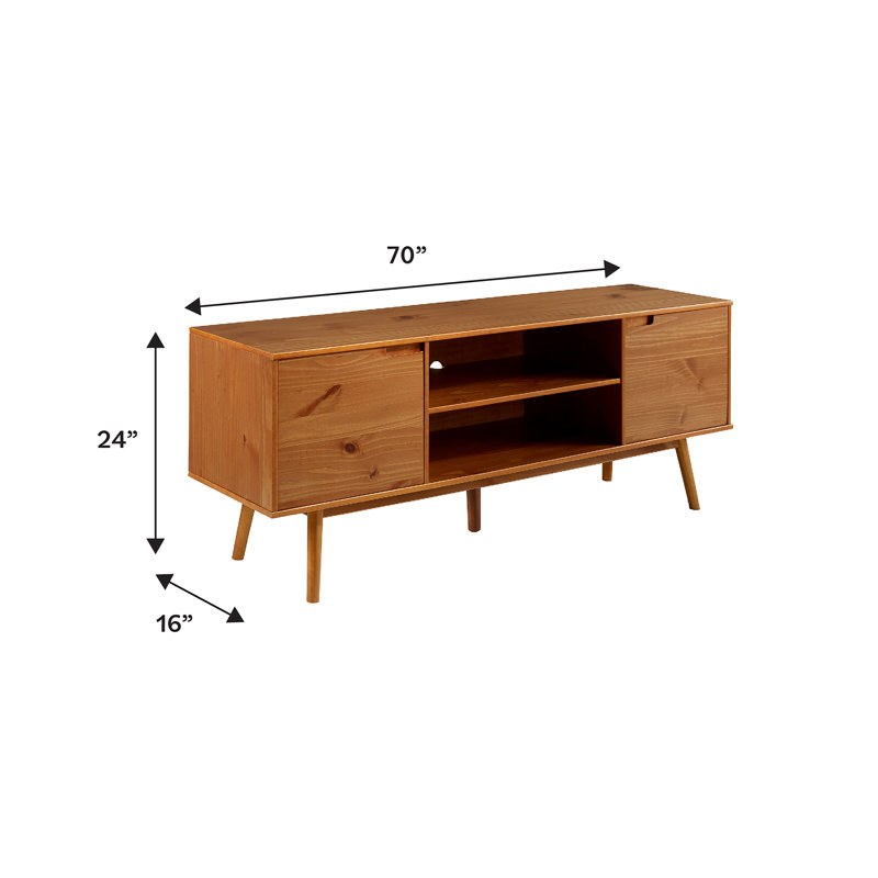 Griffing 70" Solid Wood TV Stand for 75" TVs