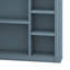 Armoire à pharmacie de salle de bain avec porte miroir et tablettes réglables, armoire de rangement au-dessus de la toilette