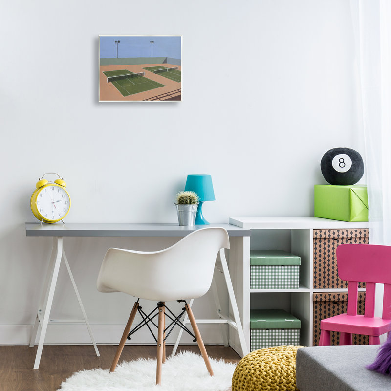 «Tennis Court», art mural par Michael Willett