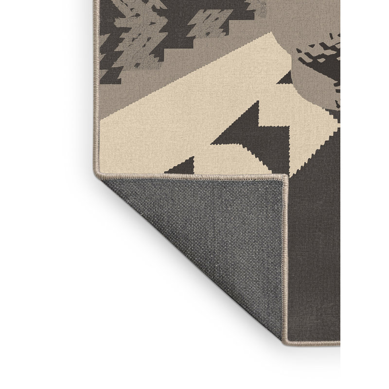 Tapis moelleux moelleux et doux à motif de blocs sacrés et symbolique Iseminger, 2 x 3