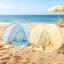 Tente de plage pour bébé avec protection UV, abri de soleil portatif pour bébé