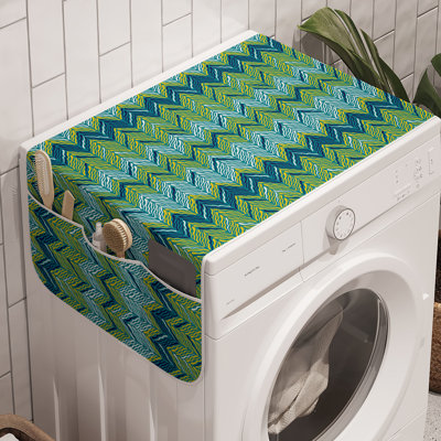 East Urban Home Herringbone Washing Machine Organizer Pack of 2 47" x 18.5"