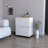 White Bar Cart With Versatile Storage And Easy Movement 2 For Functional Home Entertainment Areas-147193305