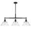 Luminaire suspendu linéaire à 3 lumières pour îlot de cuisine Weatherford-957329896-970020803