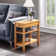 Carbin End Table with Drawer and Shelves