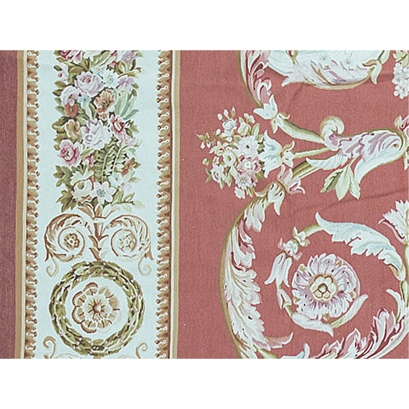 Hand-Knotted High-Quality REd Area Rug