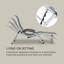 147cm Long Reclining Single Chaise-62757987