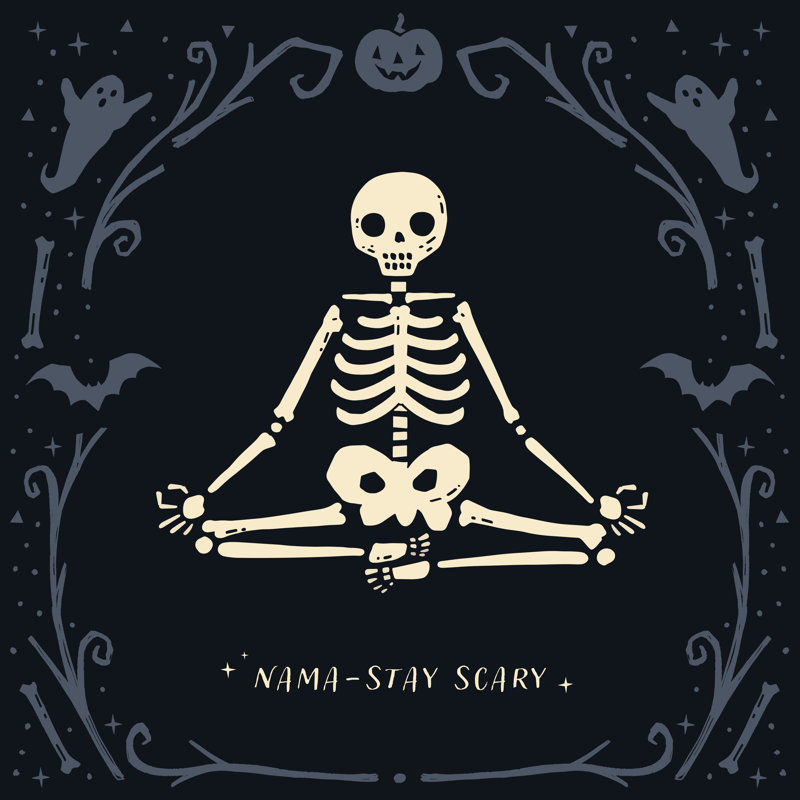 Scary Stretches II by Victoria Barnes - Wrapped Canvas Print, 76cm H x 76cm W x 3.8cm D