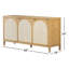 Buffet de 69 po de largeur Roma