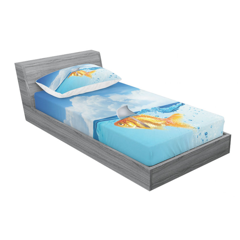 Microfiber Sheet Set, Twin XL Sheet Set with Fitted Sheet